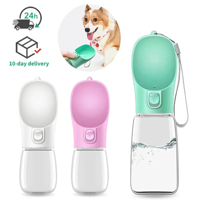 Portable Dog Water Bottle for Small Large Dogs Bowl Outdoor Walking Puppy Pet Travel Water Bottle Cat Drinking Bowl Dog Supplies